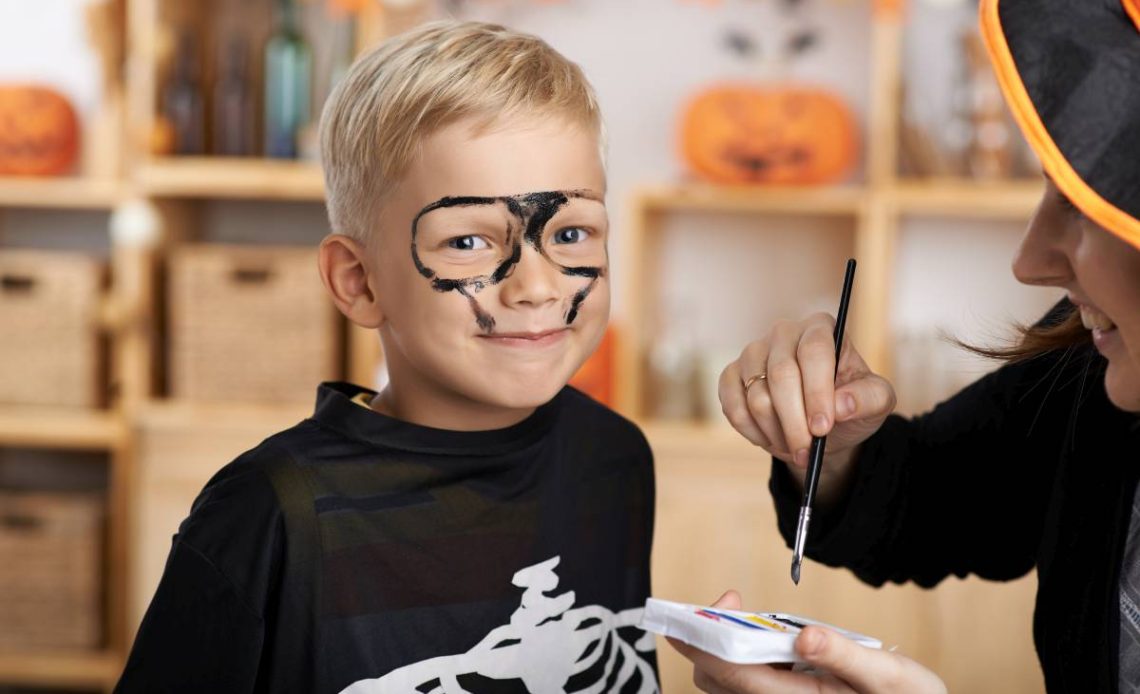 malowanie twarzy halloween