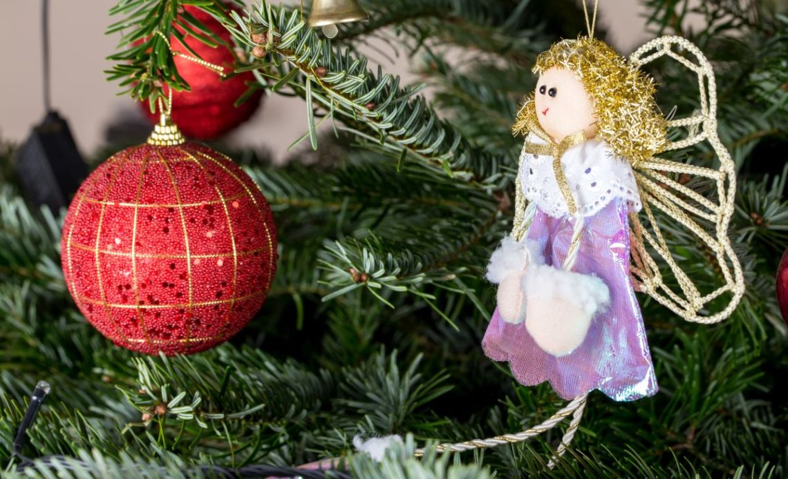 aniołek na choinkę